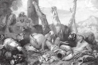 Дж Кастильоне Диоген ищущий с фонарем хорошего человека XVII в - фото 470