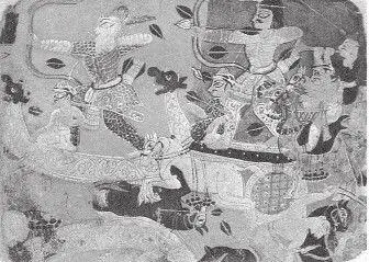 Битва Индийская миниатюра XVI в Правда в начале XVI века Индия была - фото 648