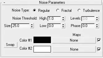 Рис 332Свиток Noise Parameters Параметры шума настроек карты Noise Шум - фото 243