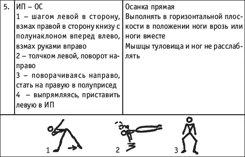 КОЗА ШАГОМ И ТОЛЧКОМ ЛЕВОЙ В СТОРОНУ ПРАВУЮ В СТОРОНУ КНИЗУ С ВЗМАХОМ РУКАМИ - фото 203