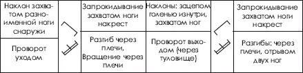 Рис 732 Оптимальные броски и их направления при собственном согнутом - фото 329