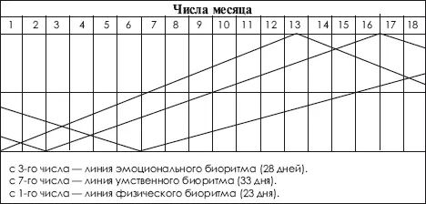Рис 1293 Пример кривых индивидуального биологического ритма по трем - фото 486