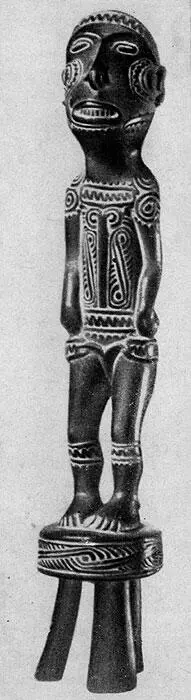 Деревянная фигурка предка Огромный вклад в исследование Новой Гвинеи внес - фото 2