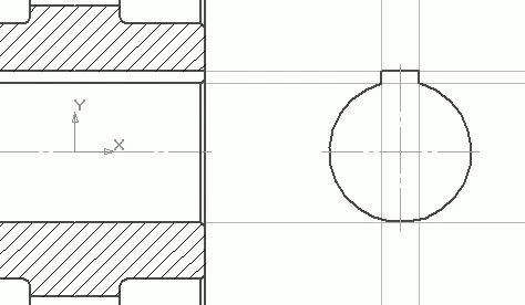 Рис 2132Доработка чертежа зубчатого колеса 4 Удалите всю вспомогательную - фото 357