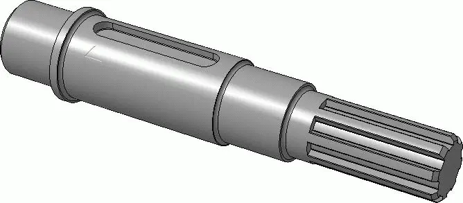 Рис 57Вал сформированный только с помощью библиотеки КОМПАСSHAFT 3D В - фото 692