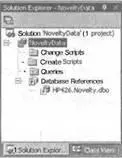 РИС 81 Итоговый вид проекта NoveltyData в окне Solution Explorer Обратите - фото 80