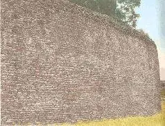 Главная стена десять метров высотой со средней шириной основания четыре с - фото 46