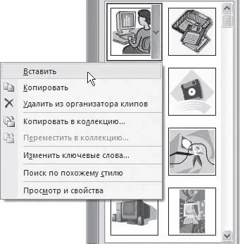 Рис 64Вставка изображения в документ Перед вставкой изображения в файл можно - фото 257