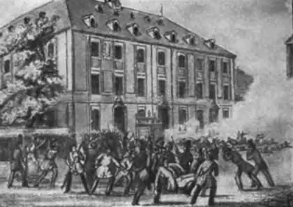 Майское восстание в Дрездене Штурм арсенала 1849 г Камера М А Бакунина в - фото 22