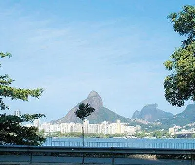 Озеро РодригудиФрейтас Гора Сахарная Голова Pão de Açúcar 396 м av - фото 16