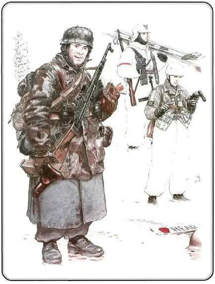 1 Егерь 2й парашютной дивизии Франция 1944 г 2 Оберфельдфебель 12й - фото 47