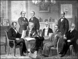 Президент Линкольн зачитывает Акт об отмене рабства 25 февраля 1862 г день - фото 84