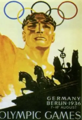В связи с Берлинской Олимпиадой выпустили много плакатови открыток Самый - фото 74