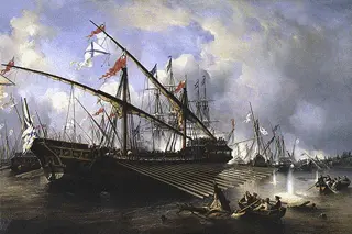 Сражение при Гренгаме 27 июля 1720 г Художник ФПерро 1841 г О - фото 28