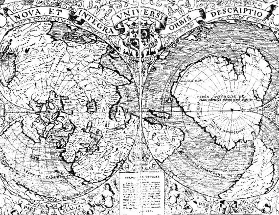 Карта Оронтеуса Финиуса 1532 год Справа Антарктида Анализ показал что - фото 52