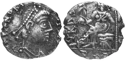 Гейзерих король вандалов Изображение на монете В 429 году вандалы вторглись - фото 30