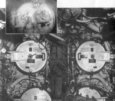 Носовой торпедный отсек U505 выставленной в музее Чикаго В таком же - фото 33