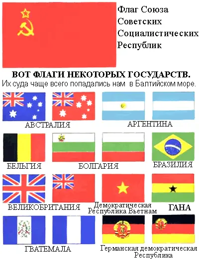 Флаги даны по состоянию на 1 ноября 1971 года Стоит судно на якоре или у - фото 6