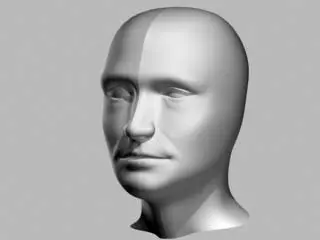 Рис 1478Результат визуализации модели головы перед началом построения уха - фото 1229