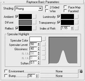 Рис 318Свиток Raytrace Basic Parameters Основные параметры трассируемого - фото 192