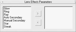 Рис 516Свиток Lens Effects Parameters Параметры эффектов линзы Для выбора - фото 346