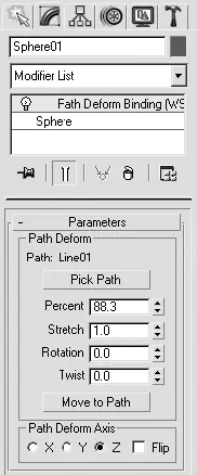 Рис 813Свиток Parameters Параметры настроек модификатора Path Deform WSM - фото 471