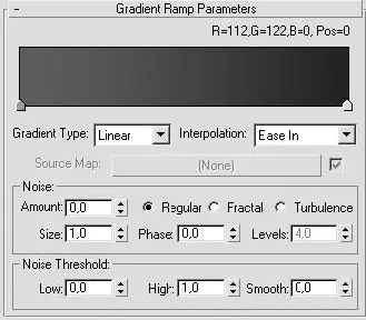 Рис 1012Свиток Gradient Ramp Parameters Параметры улучшенного градиента - фото 875