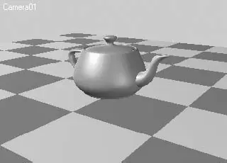 Рис 1124Сцена состоящая из примитивов Teapot Чайник и Plane Плоскость - фото 953
