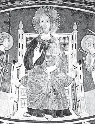 Христос благословляющий народы Фреска 1190 г из итальянского монастыря - фото 17