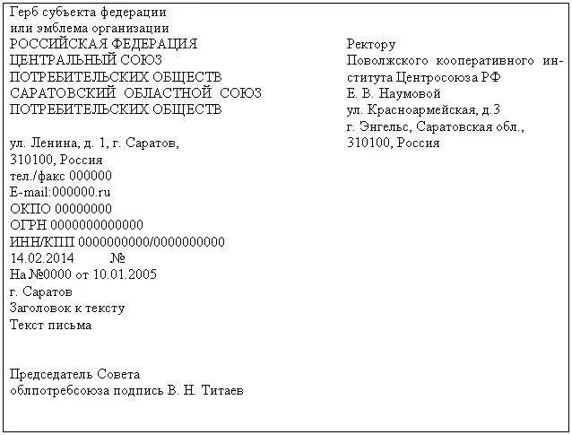 Приложение 32 Образец бланка письма с продольным расположением реквизитов - фото 35