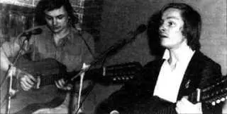 Алексей Рыбин эксКино и Сергей Рыженко акустический концерт 1984 г - фото 169