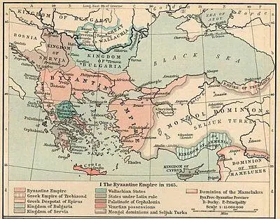 Киликия KingdomofArmenia на карте Византии 1265 года Можно лишь - фото 69