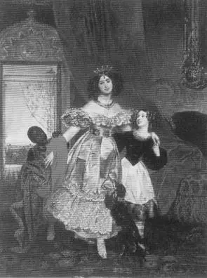 К Брюллов Графиня ЮП Самойлова с воспитанницей и арапчонком 18321834 - фото 30