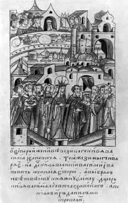Венчание и брачный пир великого князя Василия III Ивановича и Елены Глинской - фото 1