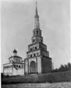 Башня Сююнбеки в Казани Фото 1886 г Осада Казани русскими войсками - фото 25