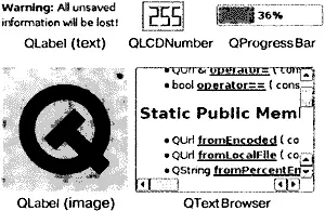 Рис 220 Виджеты отображения данных в Qt Qt содержит несколько виджетов для - фото 32