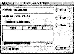 Рис 61 Окно диалога Find File Абсолютное позиционирование является самым - фото 80