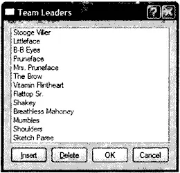 Рис 106 Приложение Лидеры команд Team Leaders Мы начнем с создания и - фото 125