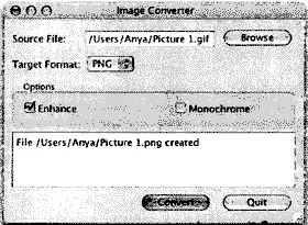 Рис 122 Приложение Image Converter Интерфейс пользователя приложения Image - фото 143