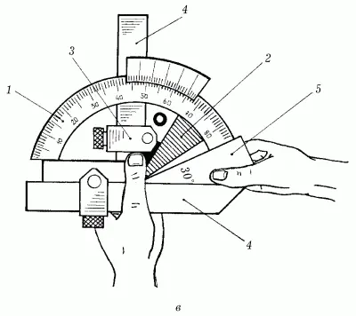 Рис 1 продолжение Измерительные инструменты в угломер 1 полудиск со - фото 2
