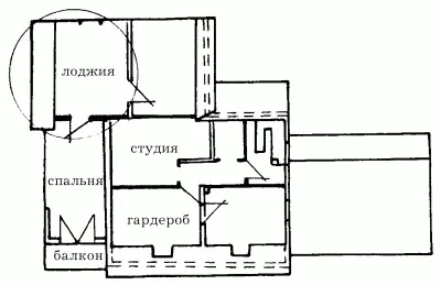 Рис 85 Чердачная квартира для родителей Двухуровневая чердачная квартира - фото 88