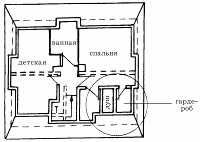 Рис 87 Спальная зона на чердаке Можно устроить здесь же детскую и взрослую - фото 90