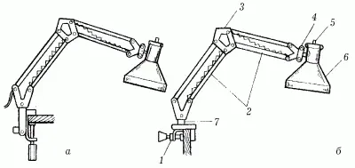 Рис 58 Светильник с пантографной системой а крепление к горизонтальной - фото 70