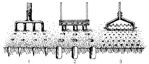 Рис 21 Приспособления для аэрации почвы 1 трех или четырехдорожковые - фото 22