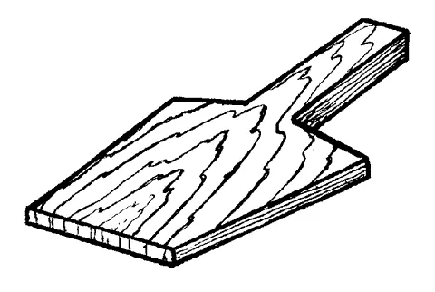 Рис 26 Деревянная лопатка с ручкой Расположите пласты так чтобы между ними - фото 27