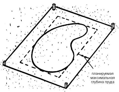 Рис 62 Разметка границ пруда Рис 63 Терраса для прибрежных растений На - фото 72