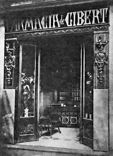 Аптека Хиберт на проспекте Грасиа Антонио Гауди 1879 год Снесена в 1895 году - фото 34