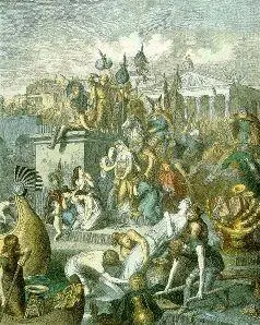 Традиционное изображение вандалов Гравюра Генриха Лойтемана XIX век О каких - фото 42