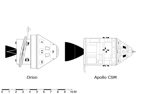 Орбитальный корабль Orion проект Экипаж 6 человек на низкой - фото 8