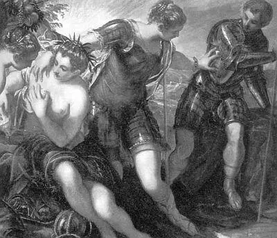 Дж Тиноторетто Минерва и Марс Холст ок 1576 г Слева богини Пакс Мир - фото 29
